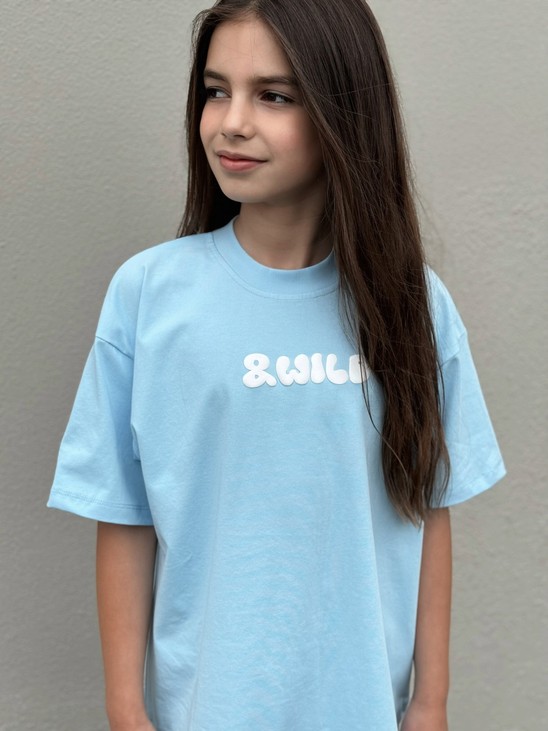 Solara Boxy Fit Tee -  Glacier Blue