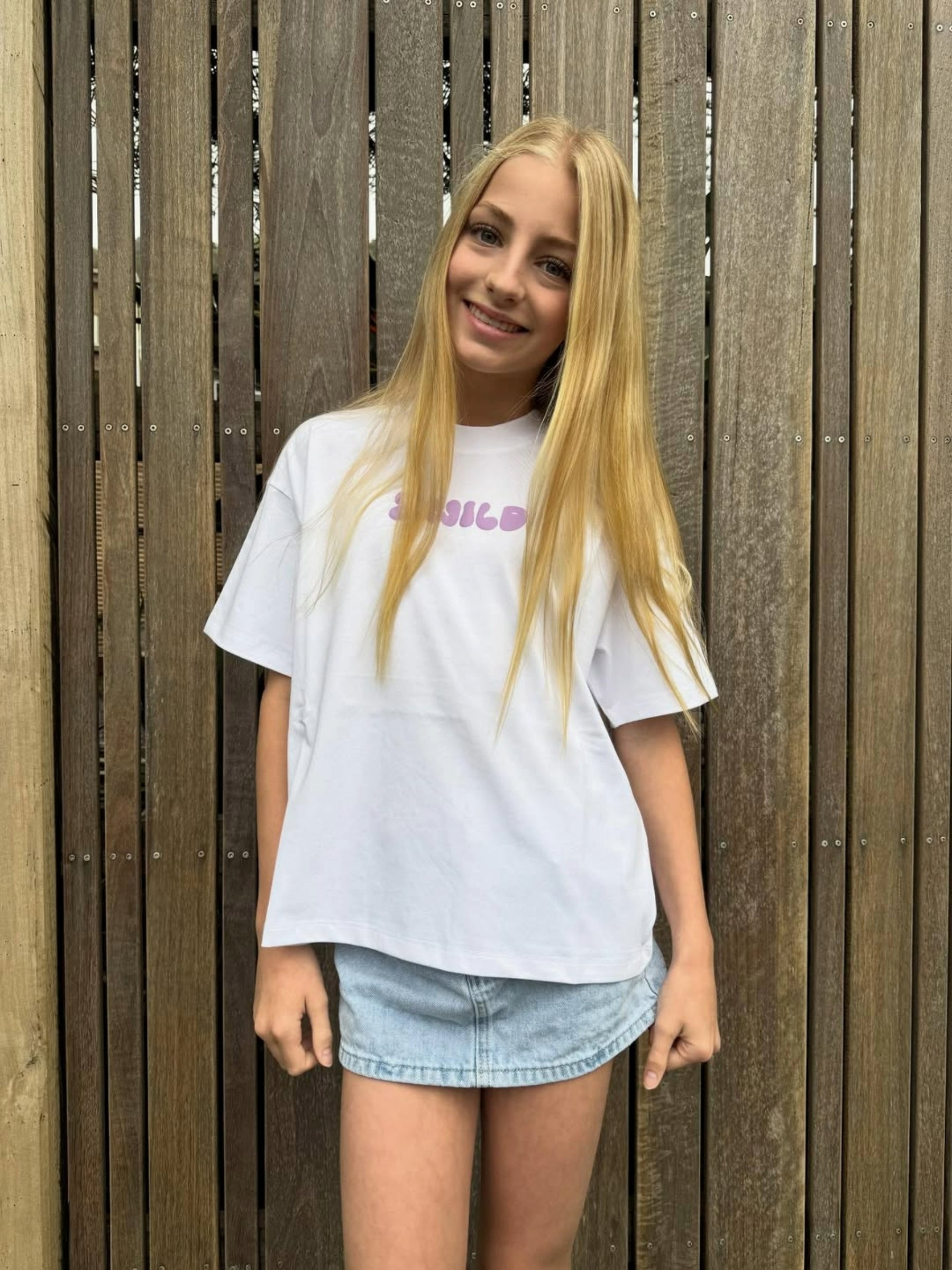 Solara Boxy Fit Tee - Fresh White