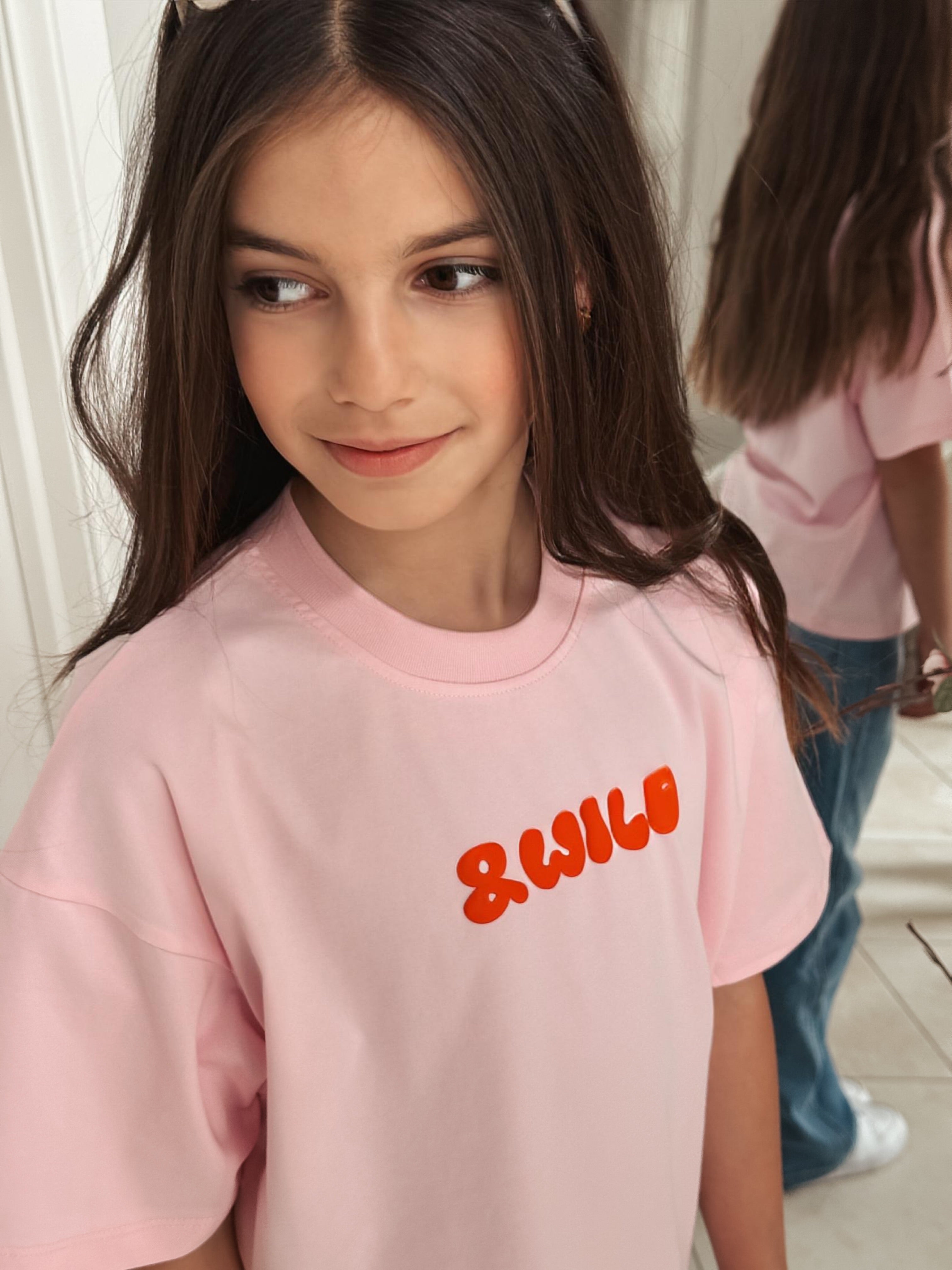 Solara Boxy Fit Tee - Bubblegum Pink